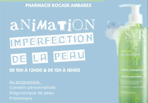 Prise de rendez-vous "Les Imperfections de la peau"