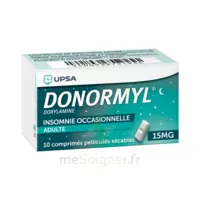 Donormyl 15 Mg Comprimés Pelliculés Sécables T/10 à AMBARÈS-ET-LAGRAVE