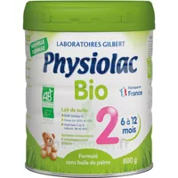 Physiolac Bio 2 Lait Pdre B/800g à AMBARÈS-ET-LAGRAVE