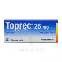 Toprec 25 Mg Comprimés Plq/20 à AMBARÈS-ET-LAGRAVE